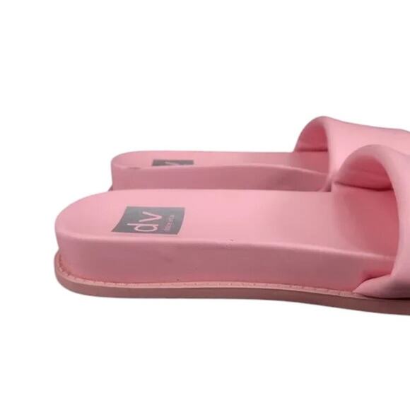 Dolce Vita Shoes Womens 9 Sandal Slides Fashion Pink Slip On Bandage Strap Flats - Picture 11 of 13
